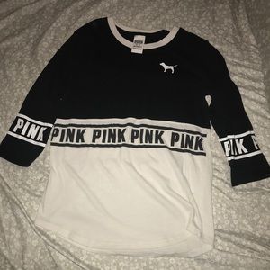 VS Pink half sleeve shirt
